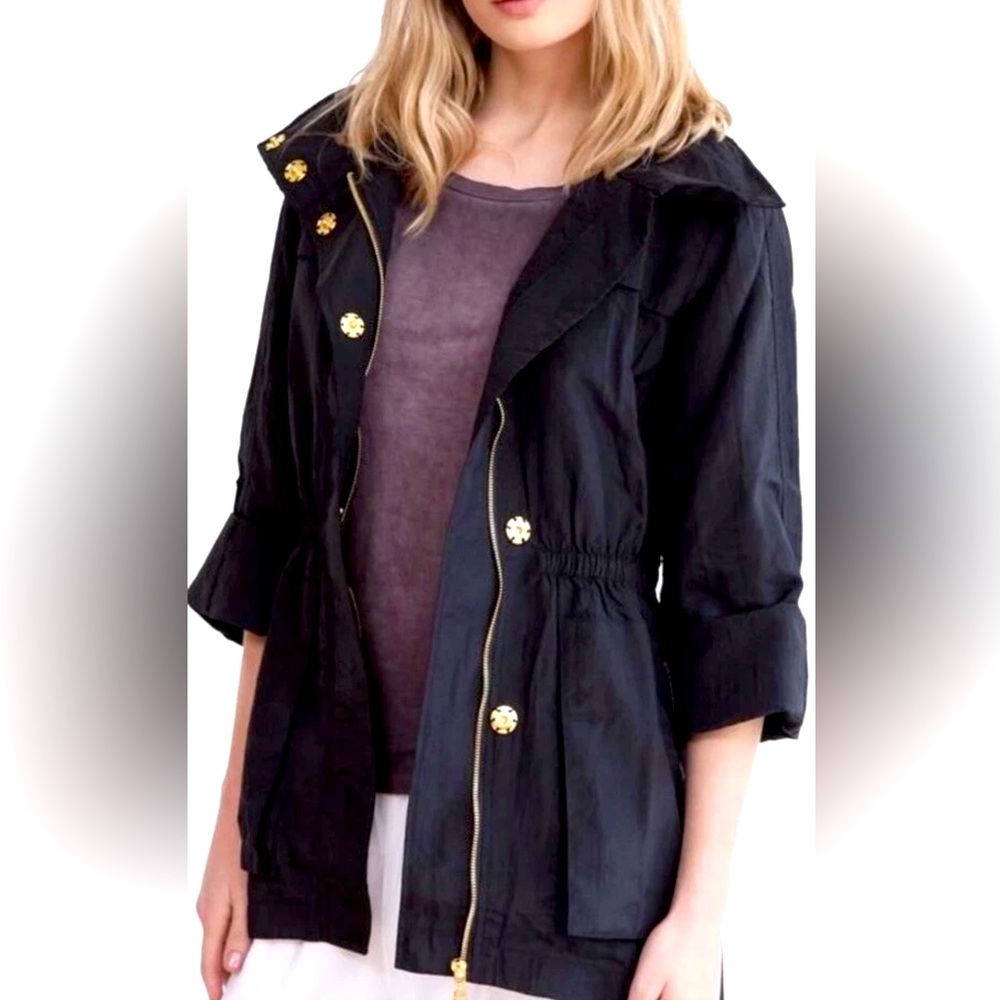 Alfani Black Anorac Jacket, Size M
